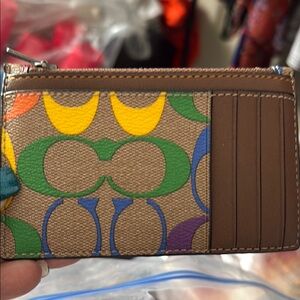 Colorful Coach Women's Card Holder